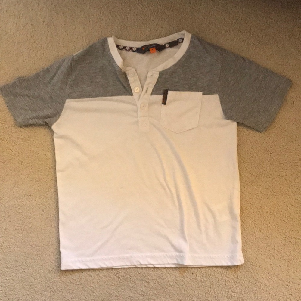 Gray and white t-shirt(2 for 11)